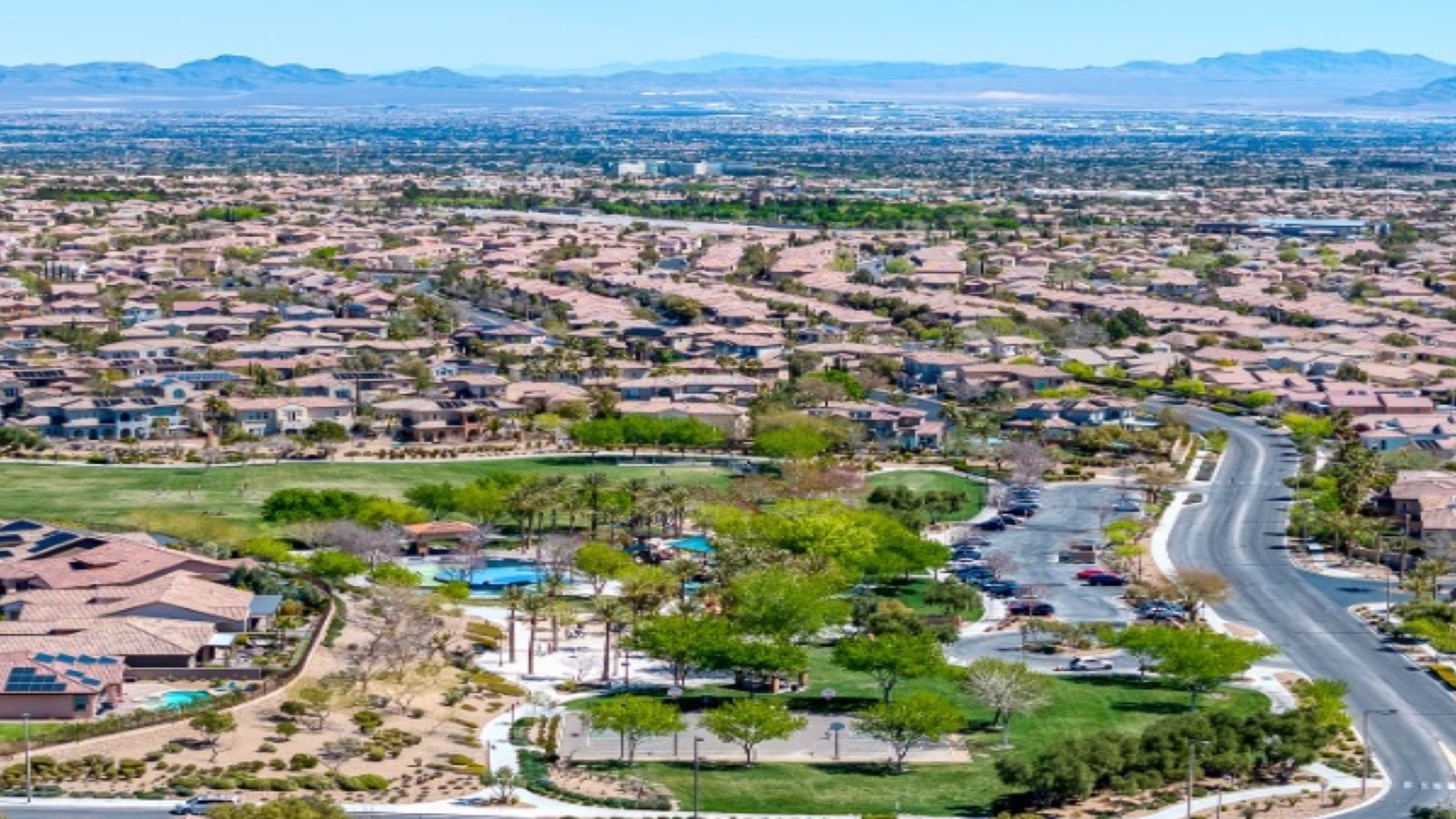 Henderson home with tidy desert landscaping and strong curb appeal
